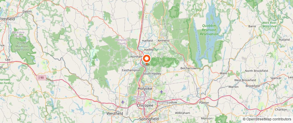 Map showing the location of the Connecticut River