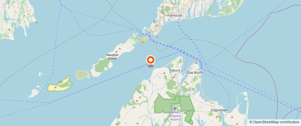 Map showing the location of the Middle Ground