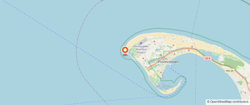 Map showing the location of Race Point (Inshore)