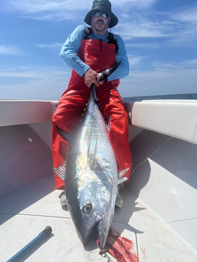 Bluefin tuna off Cape Cod charter fishing