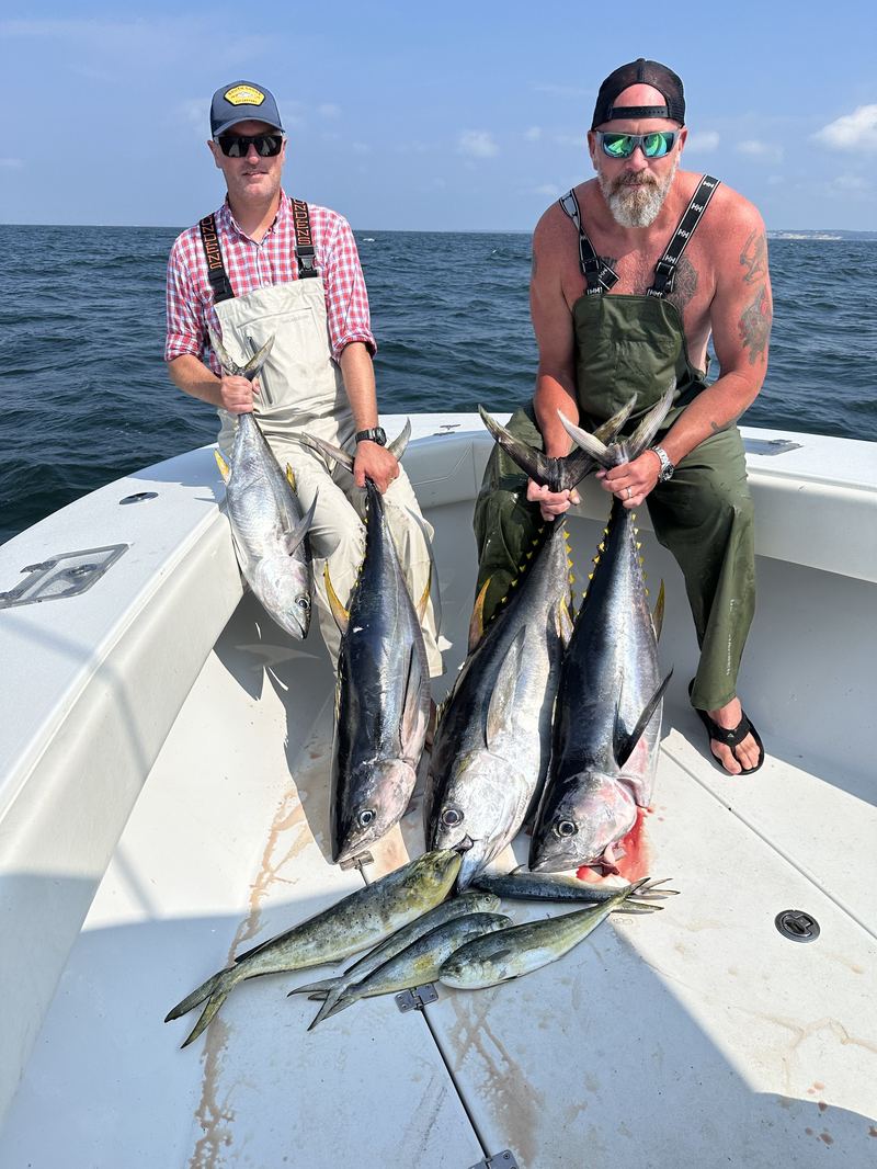 Cape Cod yellowfin tuna and mahi