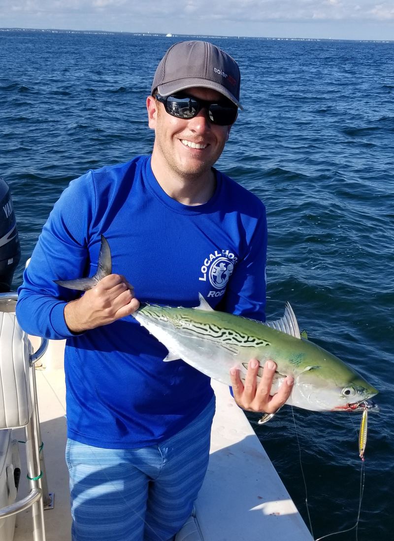 Killing it on light tackle for Cape Cod Albies